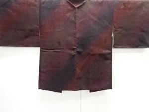 未使用品　切りビロード葉模様羽織